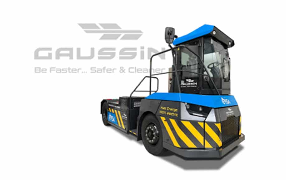 Flocage d'un tracteur de terminal ATM 75
