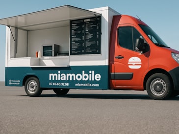 Les étapes pour le covering d'un food truck