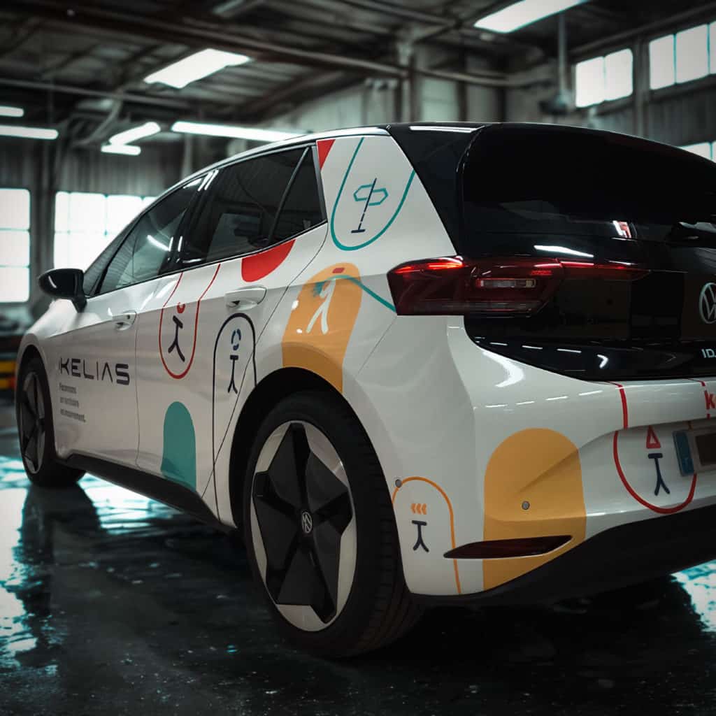 Flocage de véhicule utilitaire réalisé par Graphitruck