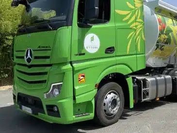 Position des stickers angles morts sur les camions