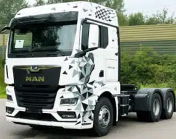tracteur poids lourds avec covering