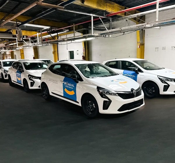 Covering sur flotte de voiture d'entreprise