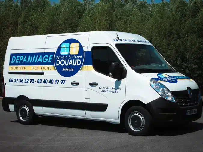 Flocage d'un fourgon d'un artisant