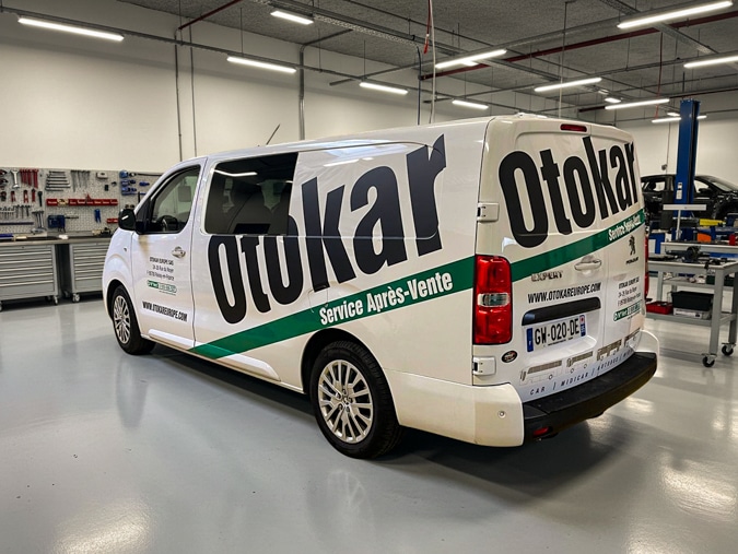 Décoration par Graphitruck sur une camionnette