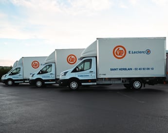 Exemple de flocage de camions par Graphitruck