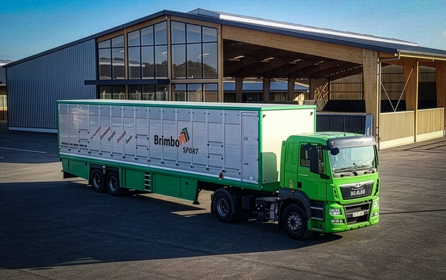 Marquage de remorque pour le transport de chevaux