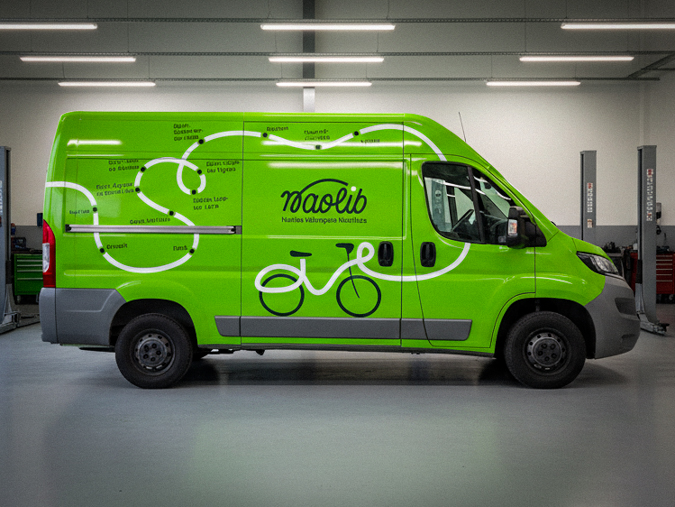 Flocage complet d'un utilitaire par Graphitruck