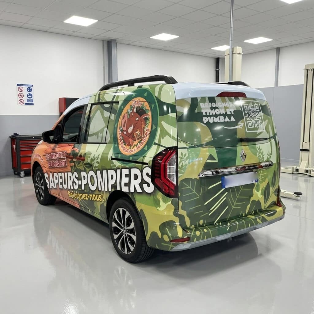 Covering Renault Kangoo réalisé par Graphitruck