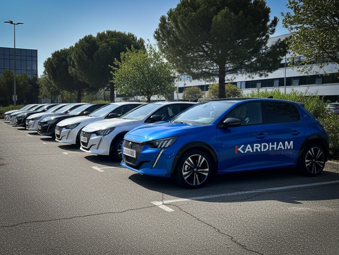 Covering à Nantes d'un flotte de voitures d'entreprise