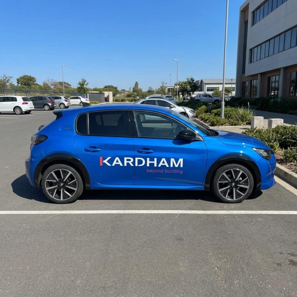 Covering Peugeot 208 pour entreprise par Graphitruck