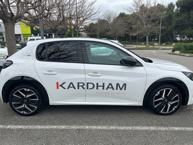 Covering publicitaire Peugeot 208