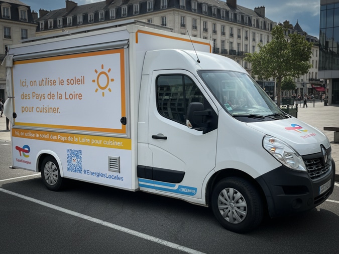 Deco sur un foodtruck par Graphitruck