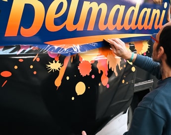 Décoration d'un food truck par Graphitruck