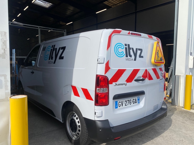 Flocage Citroën Jumpy utilitaire sur mesure