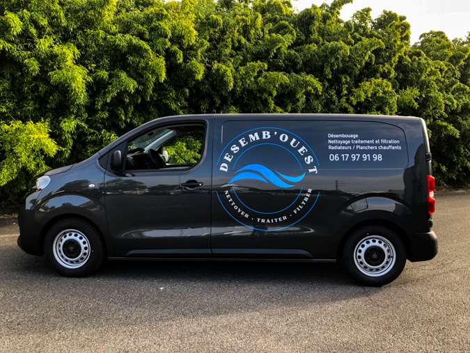 Habillage d'un Peugeot Expert pour une entreprise