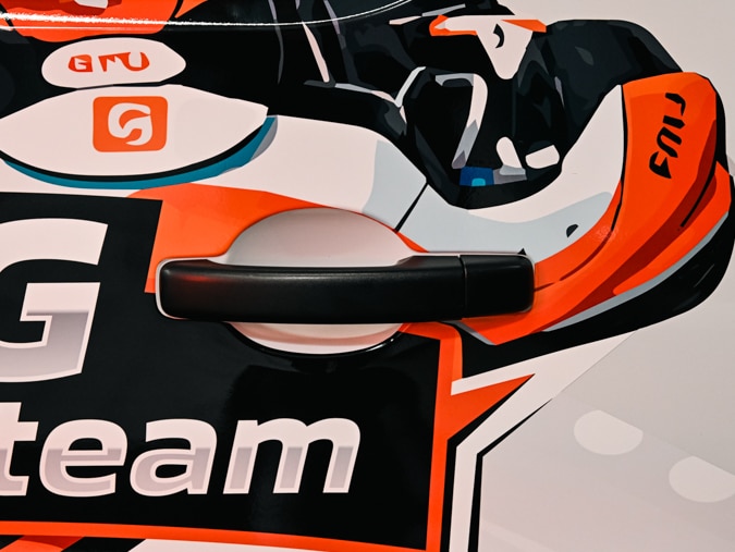 Détail de la pose d'un covering à Nantes