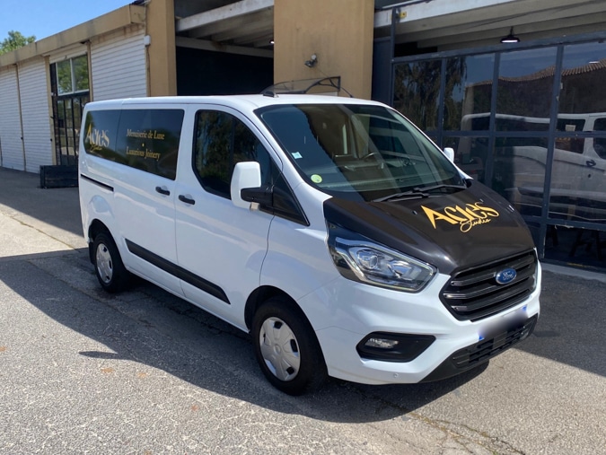 Covering d'un ford transit custom pour une entreprise