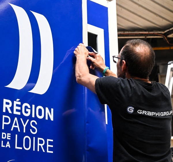 Flocage remorque et cabine d'un poids lourd à Nantes